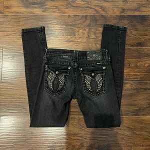 Black miss me skinny jeans